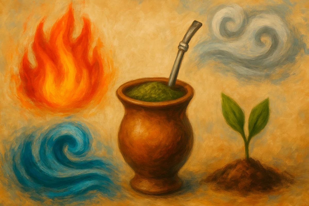 Chimarrão e os quatro elementos